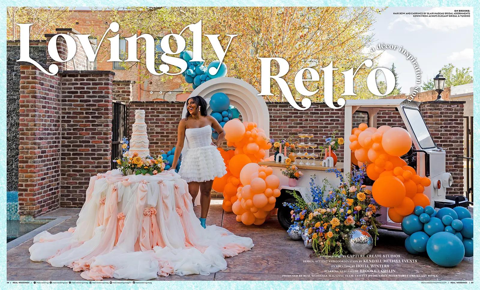 Always Elegant Bridal Featured in Real Weddings Magazine! Image