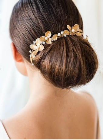 Brides & Hairpins NOEMIE CROWN #1 default Gold thumbnail