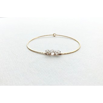 Laura Stark Herkimer Diamond Bracelet $0 default Gold thumbnail