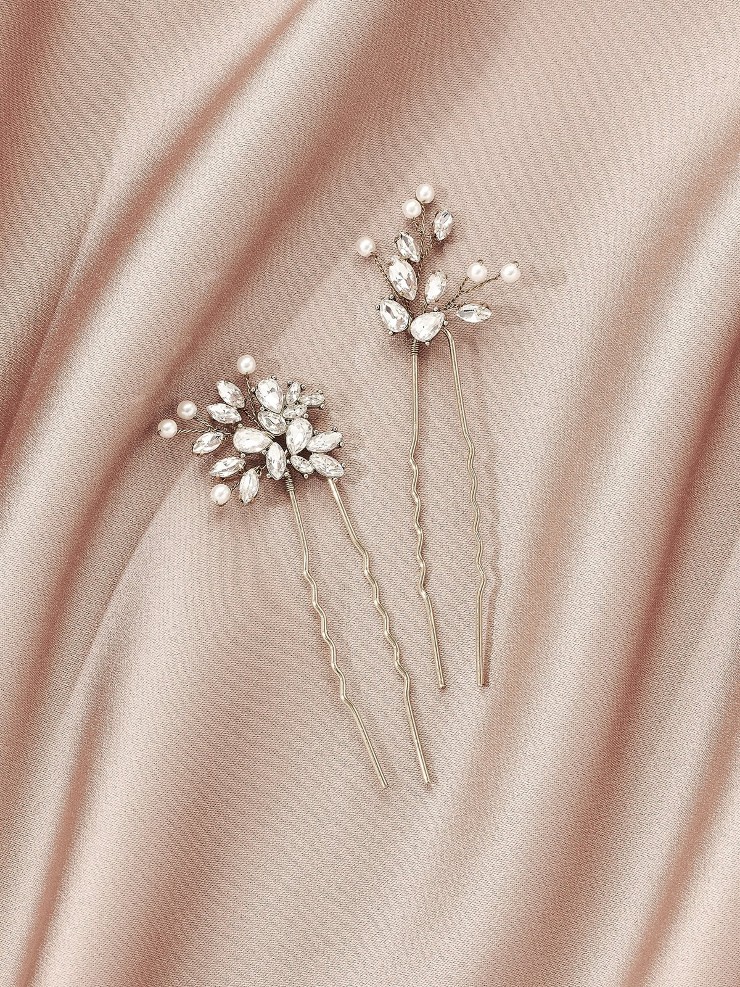 Olive & Piper Padma Hair Pins #0 default Gold picture