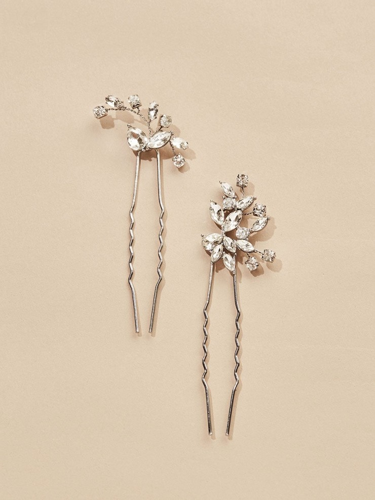Olive & Piper Hudson Hair Pins #2 default Silver picture