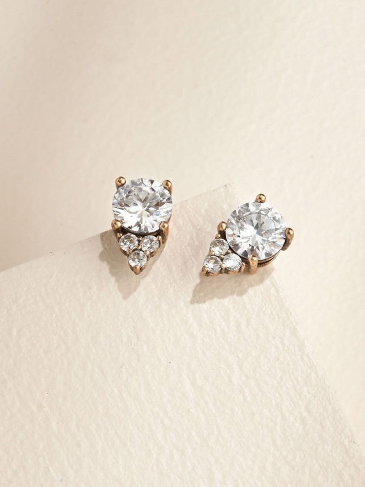 Olive & Piper Chloe Studs #0 default Gold picture