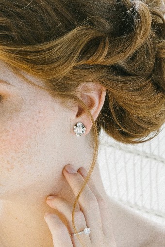 Sara Gabriel Dylan Earrings Mini $0 default Clear thumbnail
