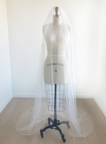 Sara Gabriel Donna Veil #4 Pale Ivory thumbnail