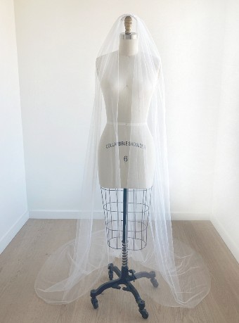 Sara Gabriel Donna Veil $4 Pale Ivory thumbnail