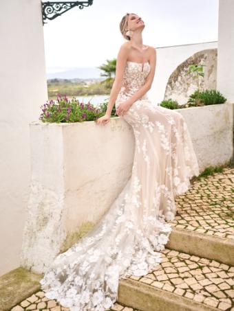 Sottero and Midgley Adelaide Sleeve #3 Ivory over Nude (gown with Natural Illusion) thumbnail