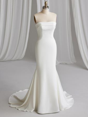 Rebecca Ingram Francine #3 Ivory (gown with Natural Illusion) thumbnail