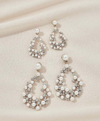 Olive & Piper Mini Avery Earrings $0 default Silver thumbnail