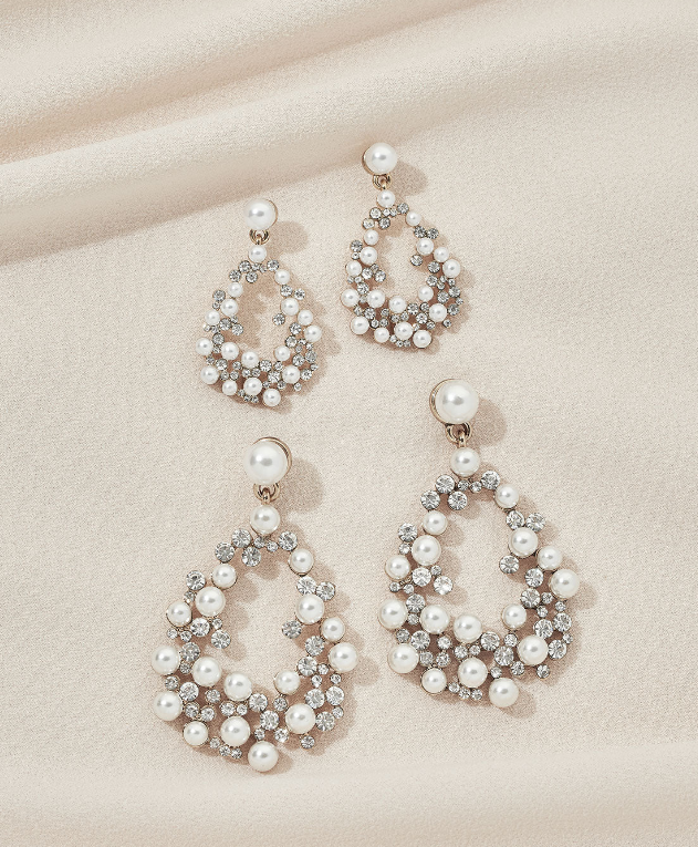 Olive & Piper Mini Avery Earrings #0 default Silver picture