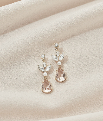 Olive & Piper Mini Rosalind Drop Earrings #0 default Gold Only thumbnail