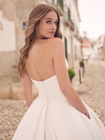 Maggie Sottero Derrick #3 Ivory (gown with Natural Illusion) thumbnail