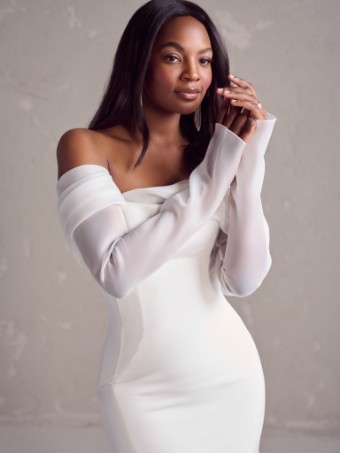 Sottero and Midgley Annika 24SS168 #4 Diamond White thumbnail