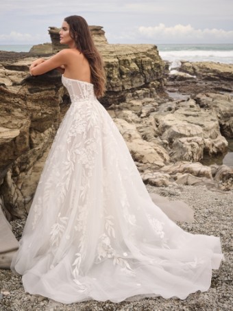 Sottero and Midgley Destin 24SS222 #2 All Ivory (gown with Ivory Illusion) thumbnail