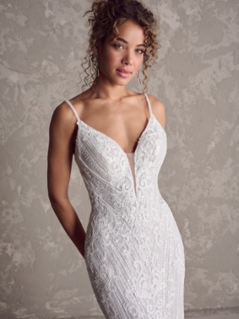 Sottero and Midgley Berlin 24SS233 #2 All Ivory (gown with Ivory Illusion) thumbnail
