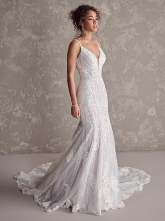 Sottero and Midgley Berlin 24SS233 #1 All Ivory (gown with Ivory Illusion) thumbnail