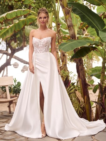 Rebecca Ingram Twyla 24RS197 $2 Ivory (gown with Natural Illusion) thumbnail