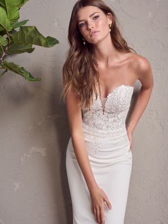 Rebecca Ingram Norma 24RS237 $2 Ivory (gown with Natural Illusion) thumbnail