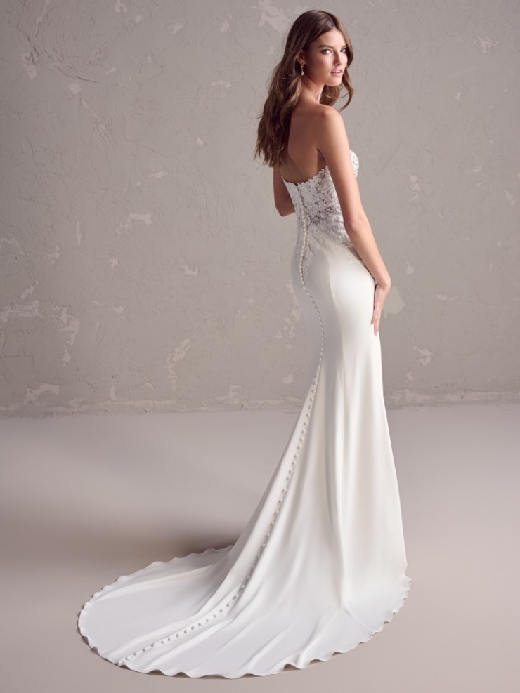 Rebecca Ingram Norma 24RS237 #3 default Ivory (gown with Natural Illusion) picture
