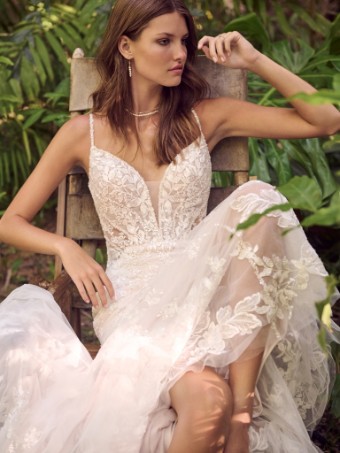 Maggie Sottero Sydney #1 Ivory/Silver/Blush thumbnail
