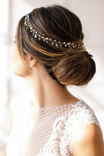 Brides & Hairpins Lucina Full Halo Style 157 #0 default Silver thumbnail