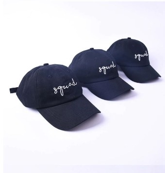Faire B|G Black Squad Baseball Hat #1 default Black thumbnail