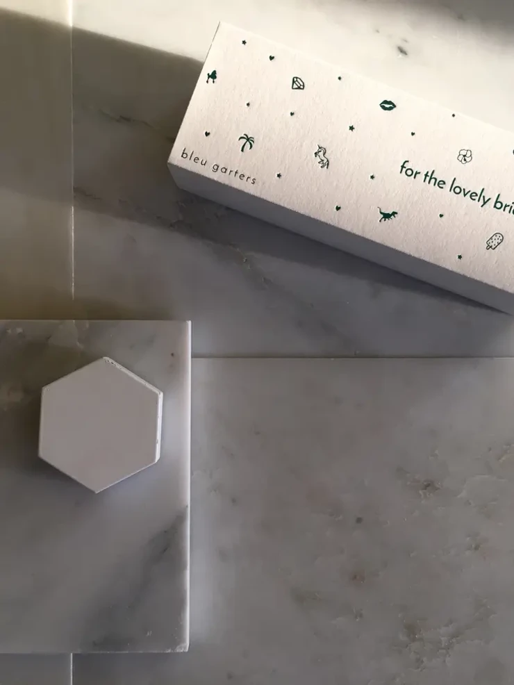 Faire Blue Tulle Garter - Bleu Garters - Faire #3 default Blue picture