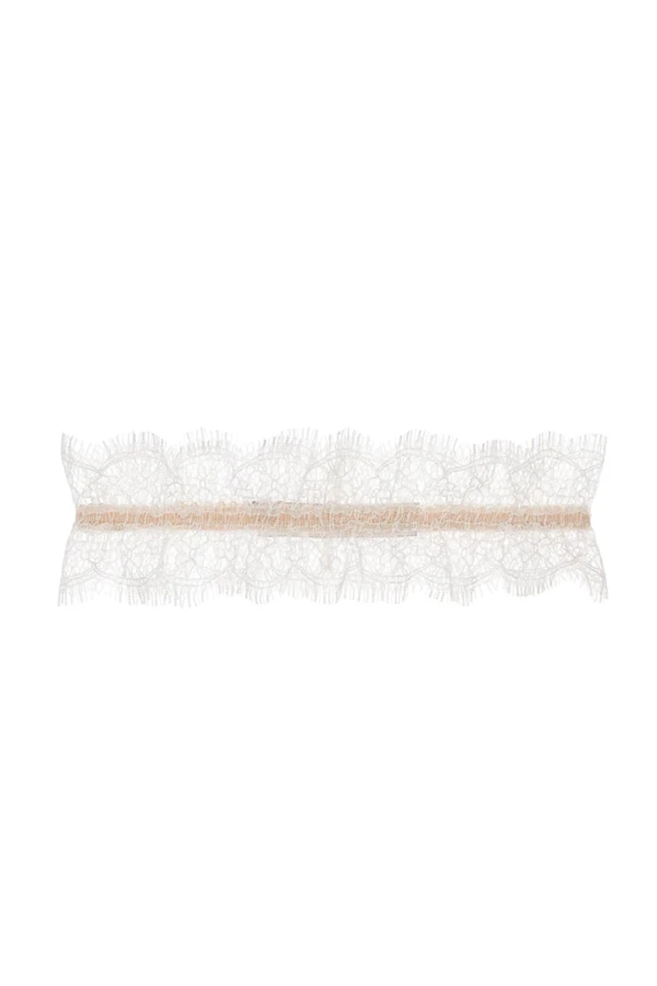 Girl & Serious Dream French Lace Garter - Girl & Serious Dream #5 default Ivory/Ivory picture