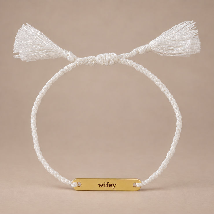 Santa Barbara Design Studio #Wifey Bracelet - Santa Barbara Design Studio Image