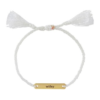 Santa Barbara Design Studio Wifey Bracelet - Santa Barbara Design Studio #0 default White thumbnail