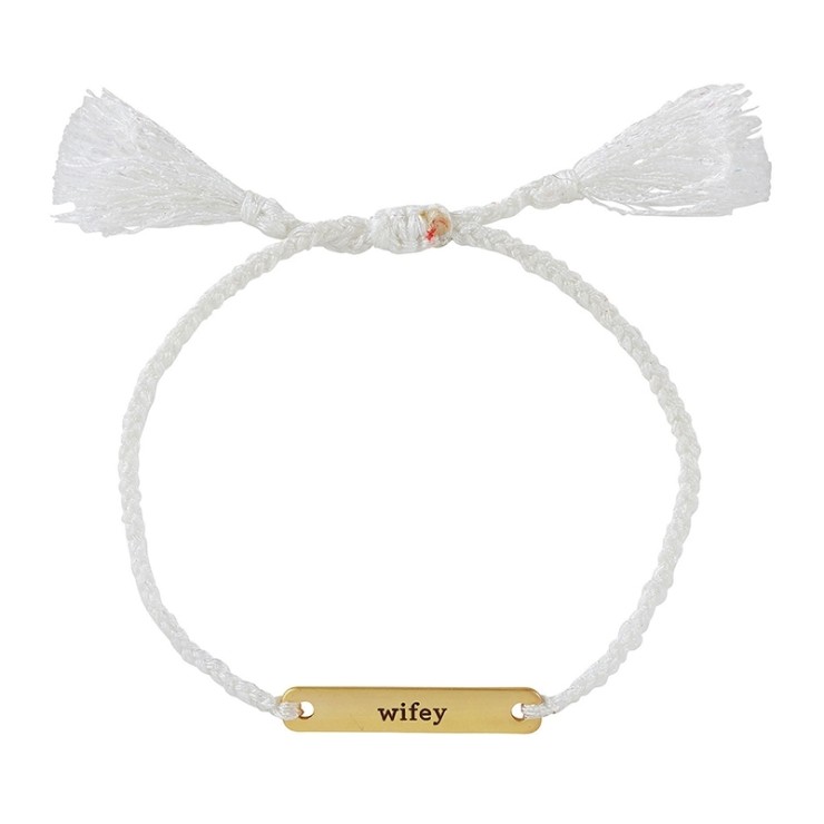 Santa Barbara Design Studio Wifey Bracelet - Santa Barbara Design Studio #0 default White picture