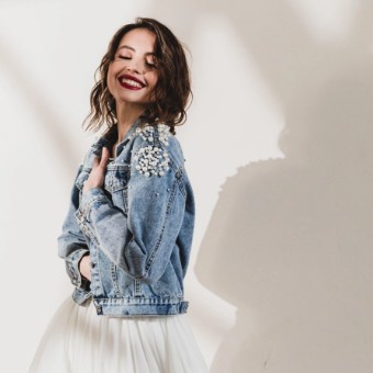Heirloom Bridal WIFEY DENIM JACKET - Heirloom Bridal Company #1 Denim thumbnail