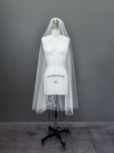 Sara Gabriel Kendall Veil #0 default Pale Ivory picture