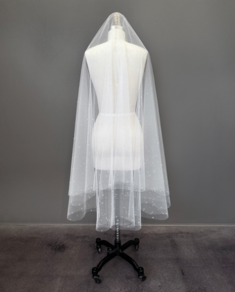 Sara Gabriel Richie Veil $0 default Pale Ivory thumbnail