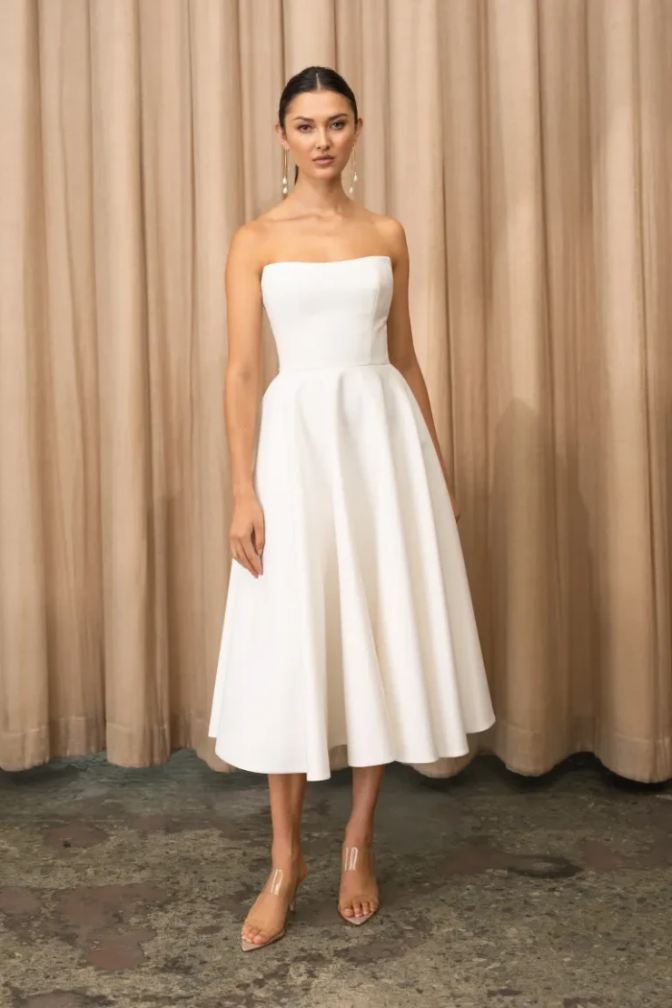 Jenny Yoo Carrie Carrie| Jenny Yoo 124214 #1 Ivory picture