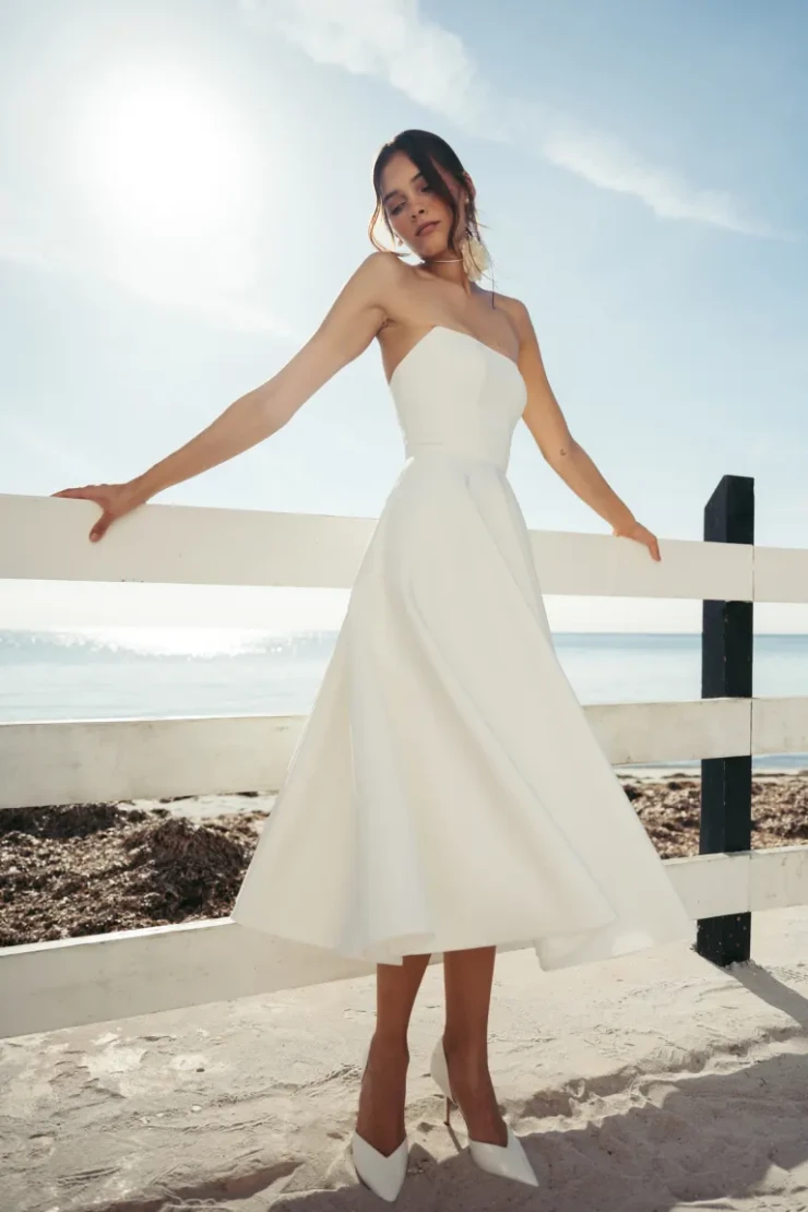 Jenny Yoo Carrie Carrie| Jenny Yoo 124214 #6 Ivory picture