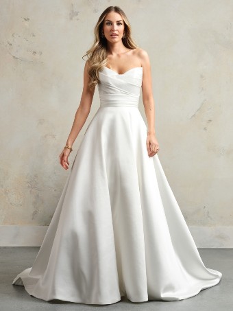 Rebecca Ingram Ethelinda with Overskirt 24RS827 $0 default Ivory thumbnail
