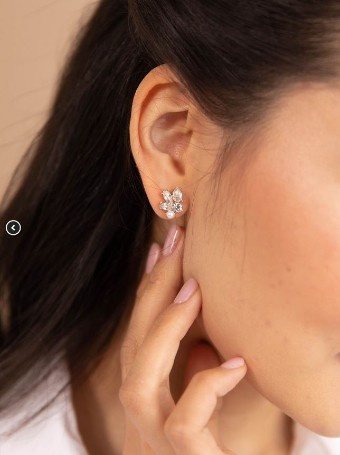 Olive & Piper Ariel Studs #0 default Silver thumbnail