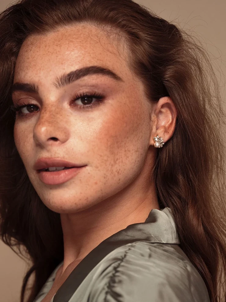 Olive & Piper Mini Bordeaux Studs #1 default Silver picture