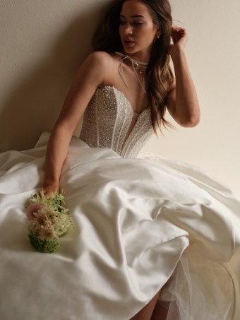 Maggie Sottero Tina 25MS261 #2 Ivory (gown with Natural Illusion) thumbnail