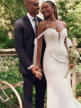 Maggie Sottero Jace 25MS339 #1 Ivory (gown with Natural Illusion) thumbnail