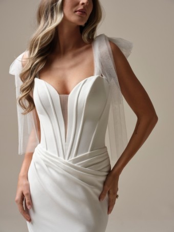 Maggie Sottero Jace 25MS339 #8 Ivory (gown with Natural Illusion) thumbnail
