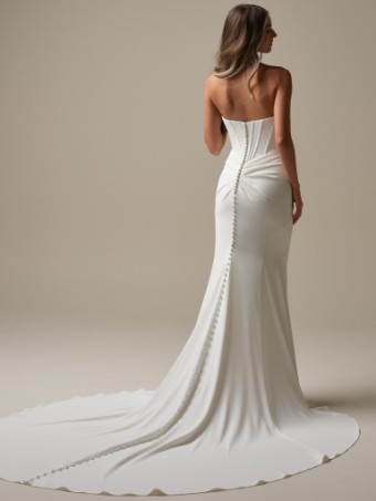 Maggie Sottero Jace 25MS339 #10 Ivory (gown with Natural Illusion) thumbnail