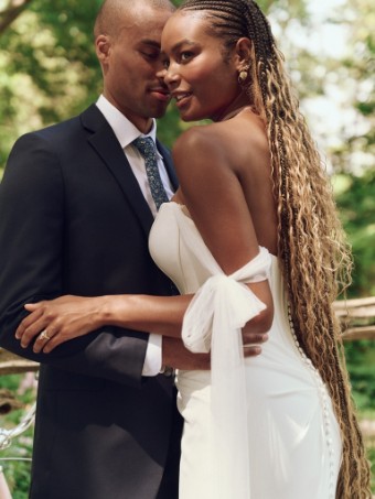 Maggie Sottero Jace 25MS339 #5 Ivory (gown with Natural Illusion) thumbnail