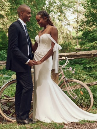 Maggie Sottero Jace 25MS339 #3 Ivory (gown with Natural Illusion) thumbnail