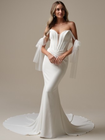 Maggie Sottero Jace 25MS339 #6 Ivory (gown with Natural Illusion) thumbnail