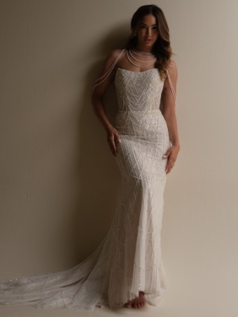 Sottero and Midgley Constance 25SS348 #0 default All Ivory (gown with Ivory Illusion) thumbnail