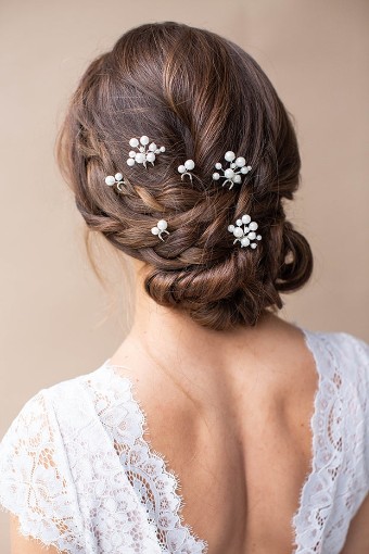 Brides & Hairpins Wrenlee Pin Set of 6 #0 default Gold thumbnail