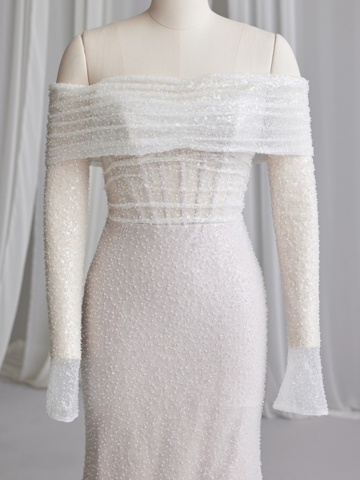 Maggie Sottero Drew Detachable Jacket (YYJK0+23MB724000) - Maggie Sottero Drew Detachable Jacket (YYJK0+23MB724000) - Maggie Sottero #2 default All Ivory picture