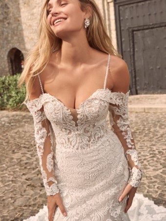 Maggie Sottero Fiona Sleeves - Maggie Sottero Fiona Sleeves - Maggie Sottero #0 default Ivory/Nude thumbnail