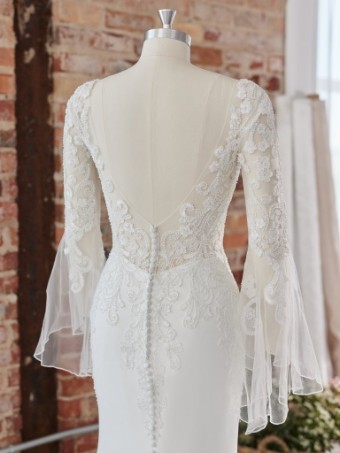 Rebecca Ingram Fleur (Accessory - Detachable Long Bell Sleeves) - Rebecca Ingram Fleur (Accessory - Detachable Long Bell Sleeves) - Rebecca Ingram #1 Ivory Only thumbnail